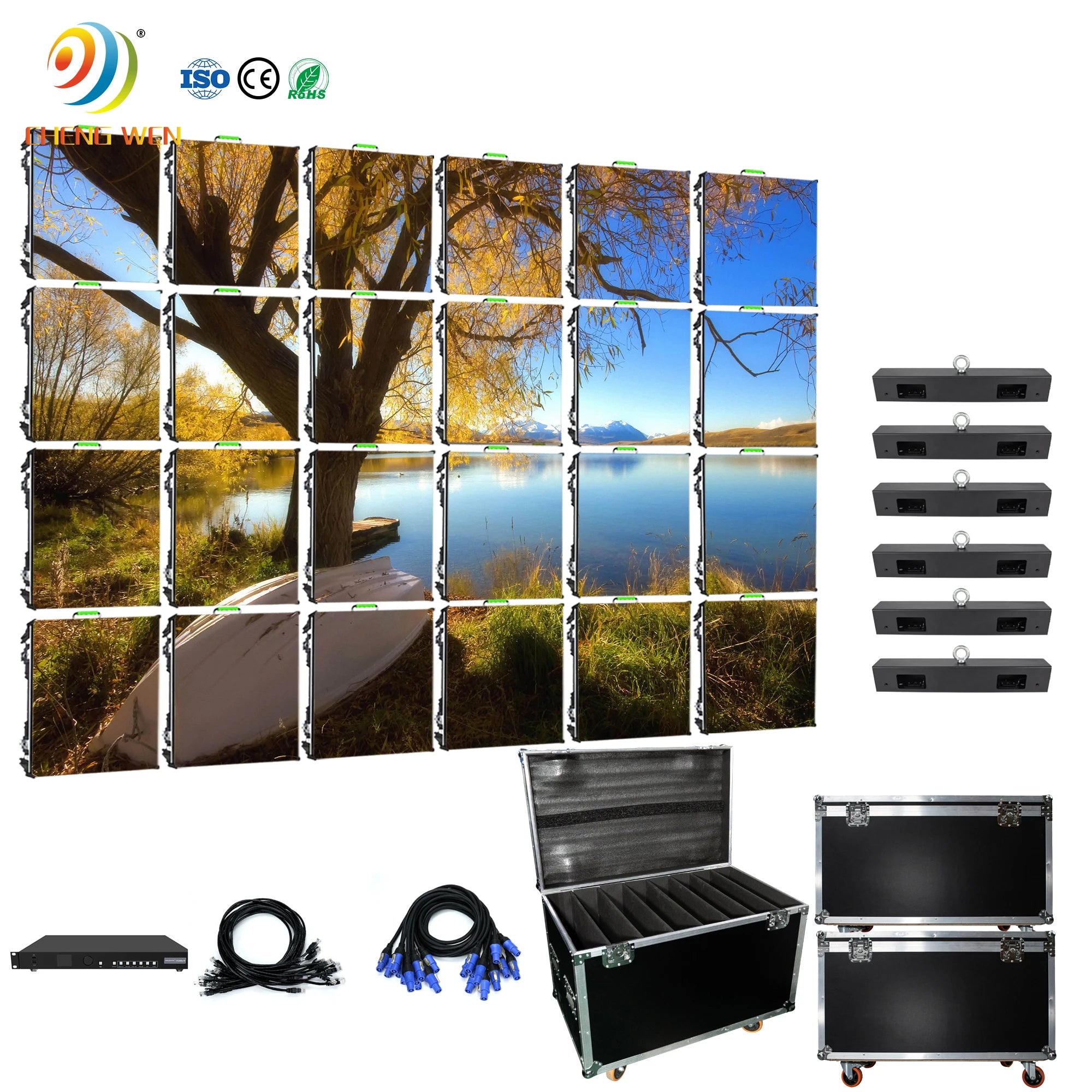 HUB LED Panel Front Service P2.6 P2.976 P3.91NovaStar-Controlled Visual Excellence Designed for Broadcast & Film Production"
