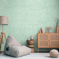 Made in Germany Photo Wallpaper Murals Stone Wall Green Blue Non Woven Vinyl Wall Mural Stone Wall for Hotel - 159 x 280 m