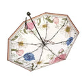 National Three-Fold UV Protection Adult Umbrella Summer Rain Clear Dual Purpose Female Wind-Deflecting Digital Classic Polyester
