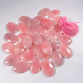 Hongzhuo Wholesale Natural Crystals Healing Stones Rose Quartz Soapstone SPA Beauty Energy Hot Massage Stone