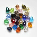 8X6MM 10X8MM 12X10MM Crystal Drop Beads Mix Wholesale Colorful High Quality Teardrop Glass Beads for Jewelry Making MegaBDM