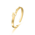 [Private Customization] Name 6MM Name Bracelet Adjustable Couple Customized Gold Plated Bangle | 1 PCS Customized