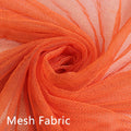 Wholesale Breathable Soft Cloth 100Polyester Fabric Curtain Fabric Free Sample 50D Hexagonal Mesh Fabric