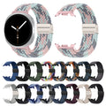 Nylon Watch Band for Samsung Galaxy Watch 8 40mm 44mm 46mm Braided Magnetic Strap Woven Smart Watch Wristband for Outdoor Sport