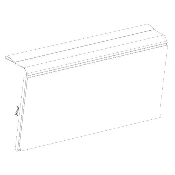 Hookei PVC Transparent Plastic Retail Store Rack Shelf Edge Talkers Extrusion Tag Data Strip Price Label Holder