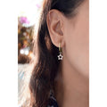 925 Sterling Silver Fine Stud Earrings 1.8 cm Star Shaped Design Made in Turkey