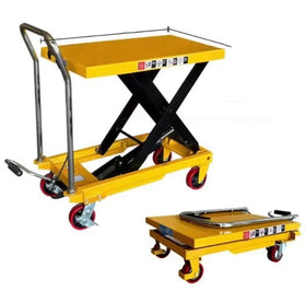 USMILEPET Mobile Lifting Trolley Platform