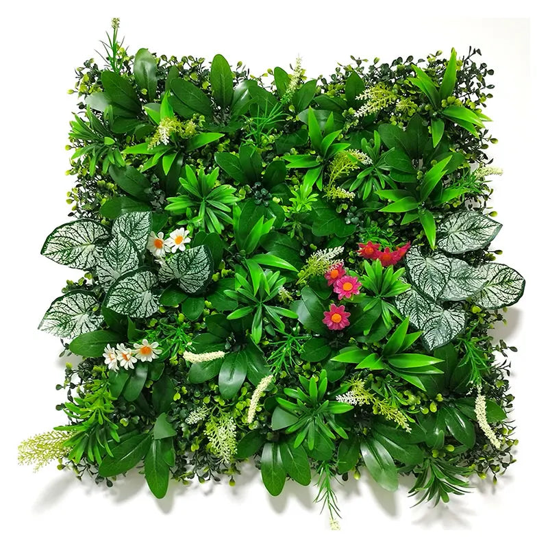 SKVG50-Ri Popular Indoor UV Protected Artificial Boxwood Topiary Hedge Green Wall Grass Wall Backdrop Curtain Roll Christmas