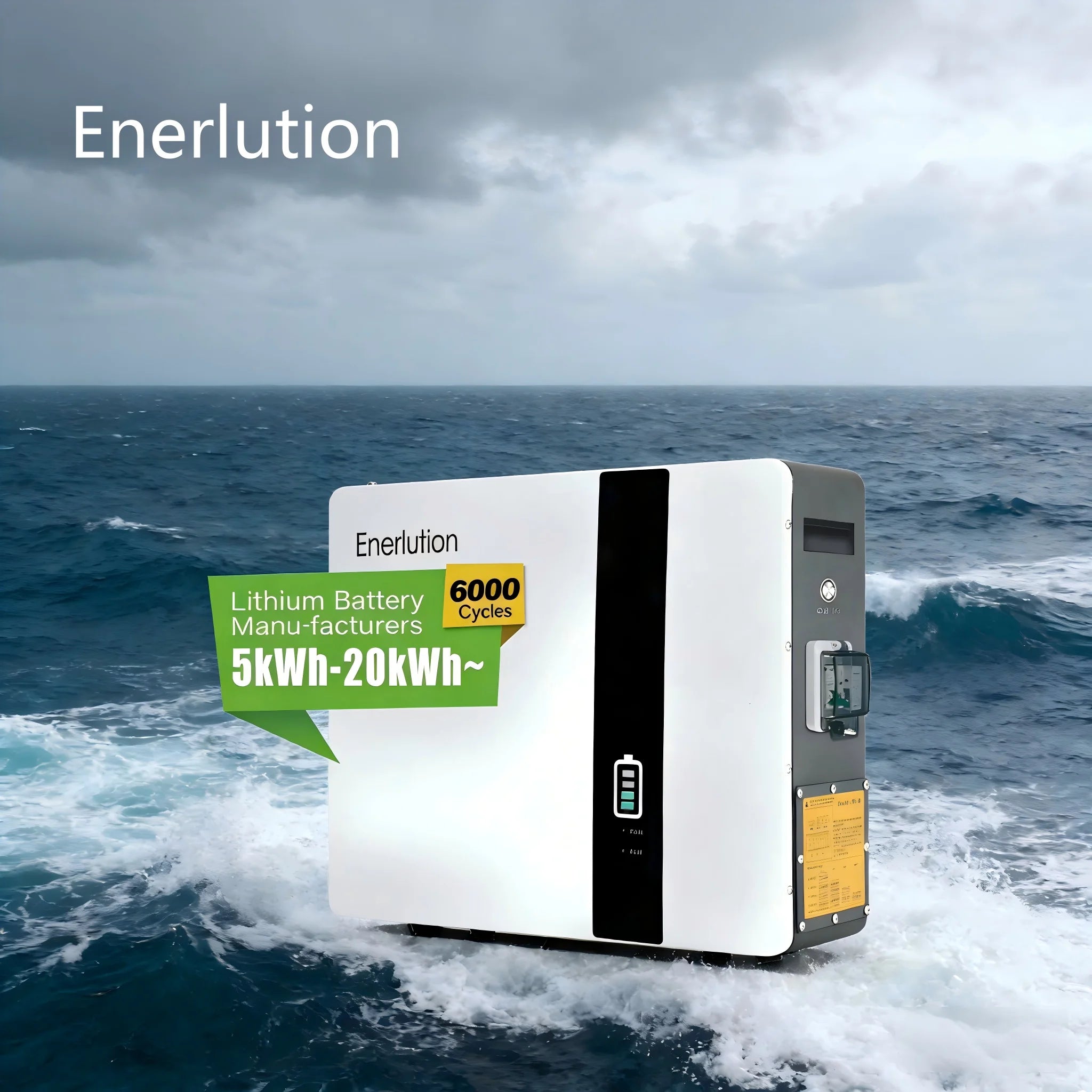 EU Waregouse 5kWh LFP Battery 51.2V100Ah CEI 021 Certificated Powerwall Mounted Type for Solar Energy Storage System