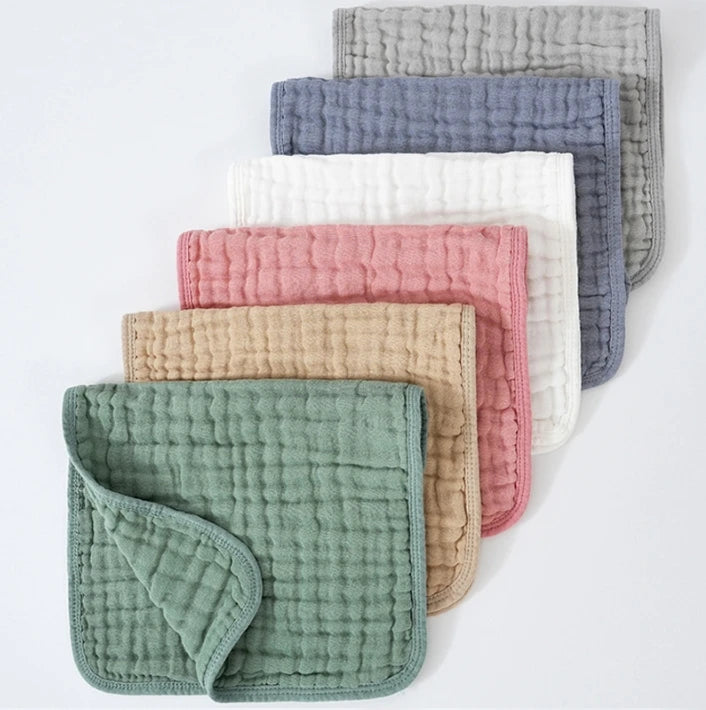 High-Quality Baby Towels Made of Extra Soft Muslin Baby Burp Cloths Infant Burp Wipe for Boys and Girls