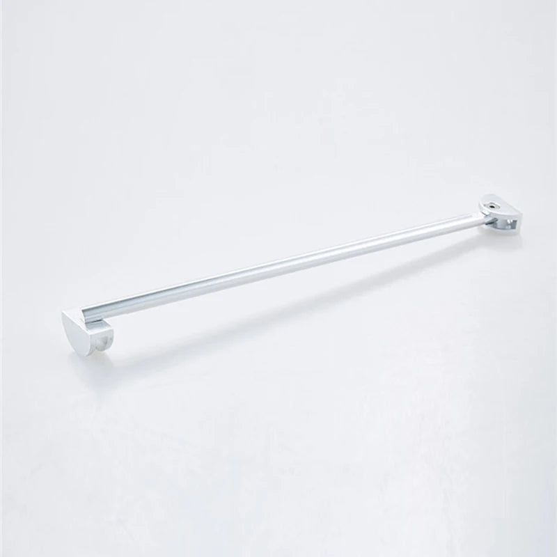 Hydrorelax Customized Size 304 Stainless Steel Round Glass Support Bar Wall to Glass Shower Rod for 6mm 8mm 10mm Glass