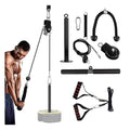 16-Piece 3-in-1 Steel ABS Iron Pulley Cable System Home Gym Fitness LAT Pulldown Lift Cable Gym 3-in-1 Accessories