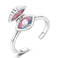 Tiktok Hot Selling Silver Seashell Open Rings for Engagement Wedding Anniversary Party or Gift Giving