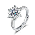 XJZ093 New 925 Sterling Silver Ring Sparkle Diamond High Quality for Women Rings Wedding Fine Jewelry Accessories Party Gift