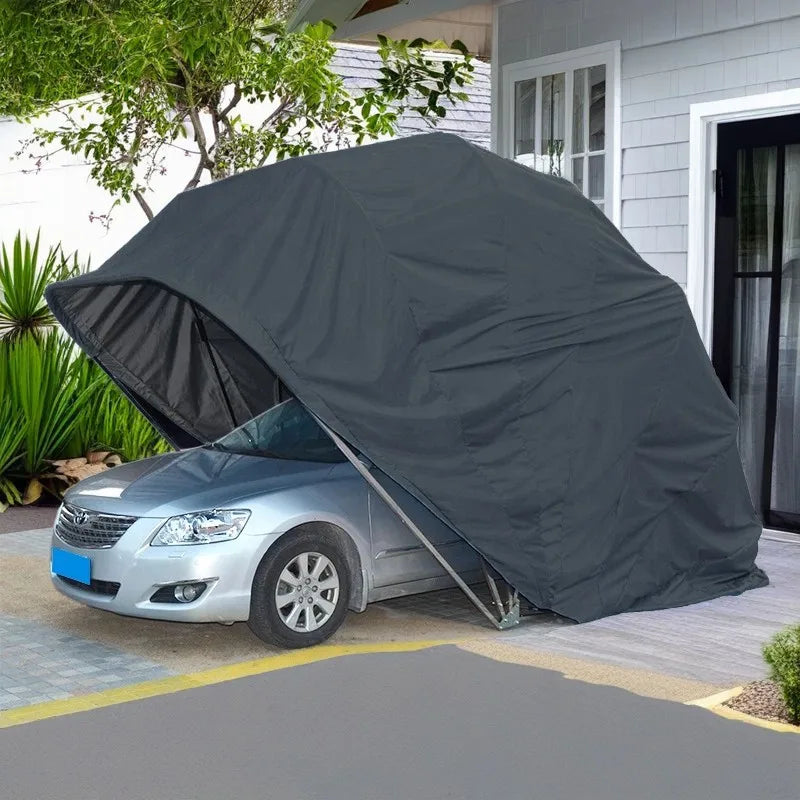 5.5m*2.5m*2.3m Full Color Waterproof SUV Tent  Foldable Car Cover Durable Outdoor Folding Garage Shelter