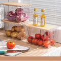 Custom Heavy Duty Kitchen Wooden Cover Flour Large Capacity Clear Wholesale Boxes Plastic Storage Bins