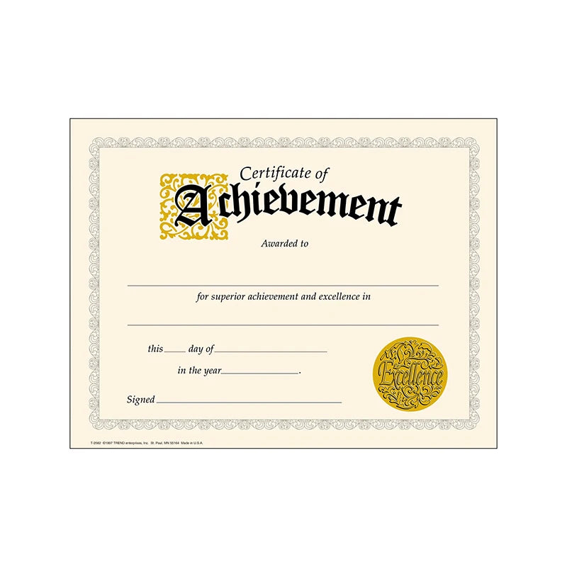 Custom Anti-Counterfeit Watermarked Diploma Certificate Certified Security Premium Art for Offset Coating for Greeting Cards