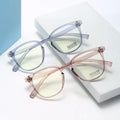 Italy Design Clear Transparent Myopia Eyeglasses Frame Blue Light Blocking Glasses