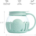 Ecolution Patented Micro-Pop Microwave Popcorn3-in-1 Lid Measures Kernels and Melts Butter Made Without BPA Dishwasher Safe