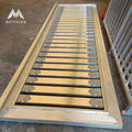 Custom Aluminum Security Gates and Garden Fences with Decorative Metal Panels and Aluminum Posts for Outdoor Projects