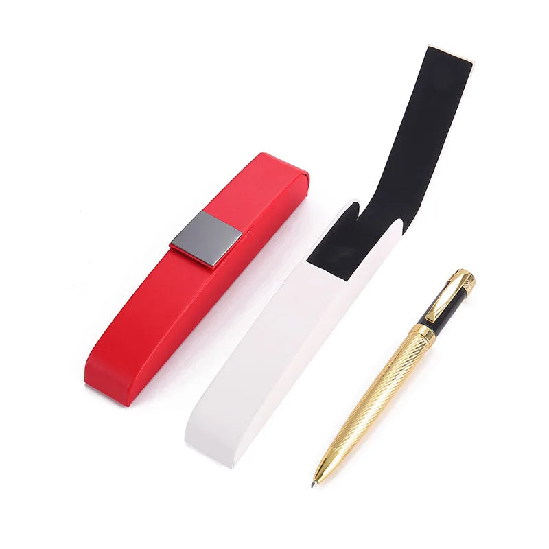 Hot Selling Plastic Engraved Twist Ballpoint Pen Gift Box Factory Directly Sales for Promotional Use 1.0mm Writing Width