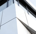 RAL 1013 White Color Aluminum Composite Panel Facade Panel Wall Facade Alucobond Covered
