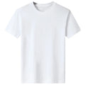 Oem customized mens summer new short sleeved tshirt young and middle aged fashion handsome half sleeved tshirt