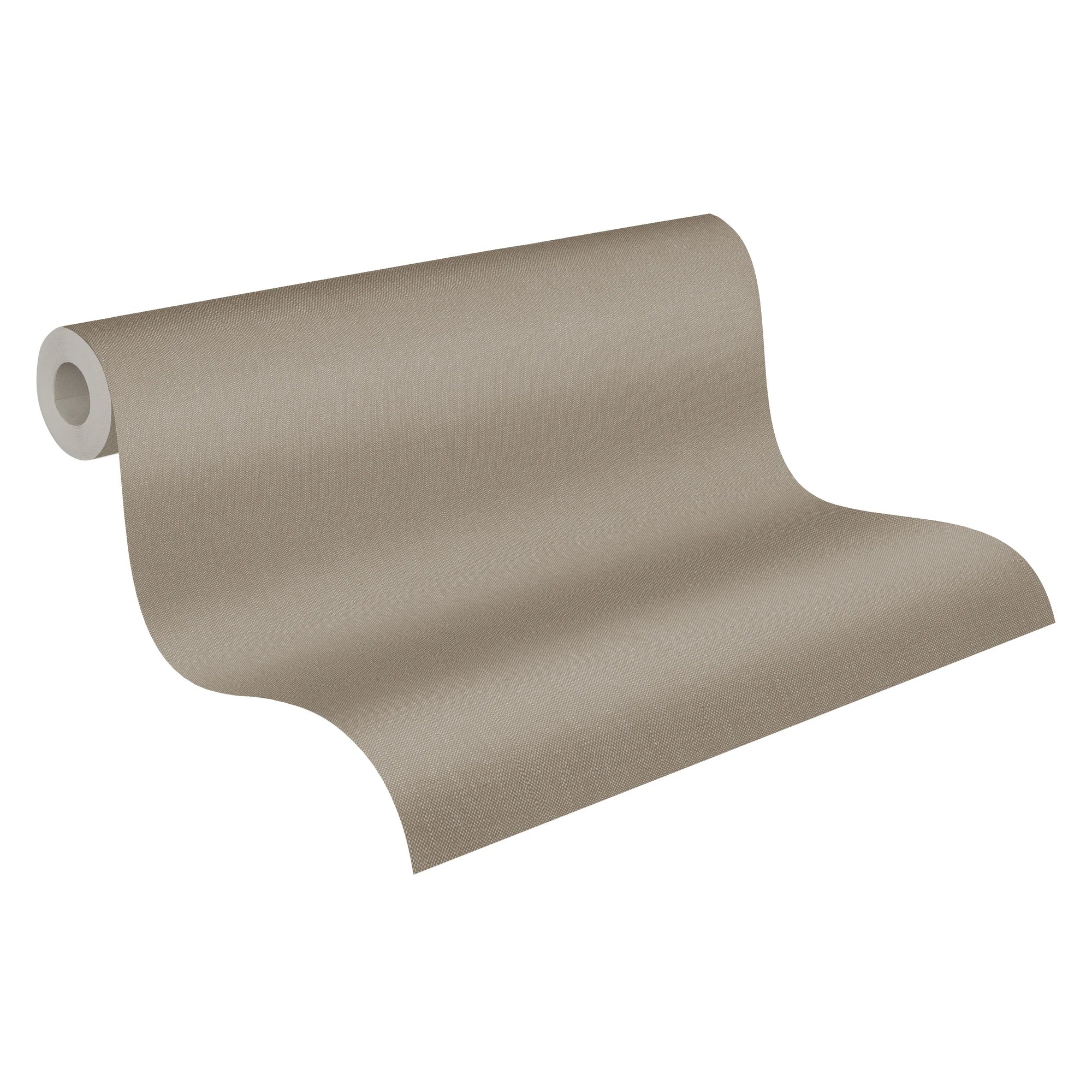 Made Germany Solid Plain Brown Non Woven Vinyl Wallpaper Rolls-Highly Wash-Resistant Modern Structure Living Room Hotel School