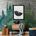 Made in Germany Photo Wallpaper Murals Stone Green Grey Non Woven Vinyl Wall Mural Forest Large Format for Hotel - 371 x 280 m