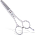 Professional 5 Blender White Grooming Scissors for Small Cats and Dogs Steel Thinning Shears for Face Eyes Paw Styling