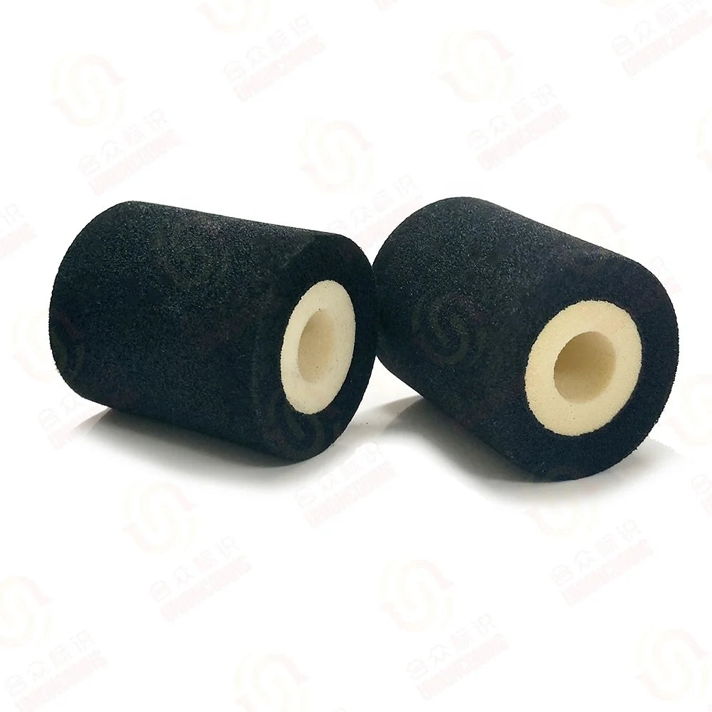 Black 36mm*32mm Hot Melt Solvent Ink Roller for Automatic Batch Coder for Transfer Printing