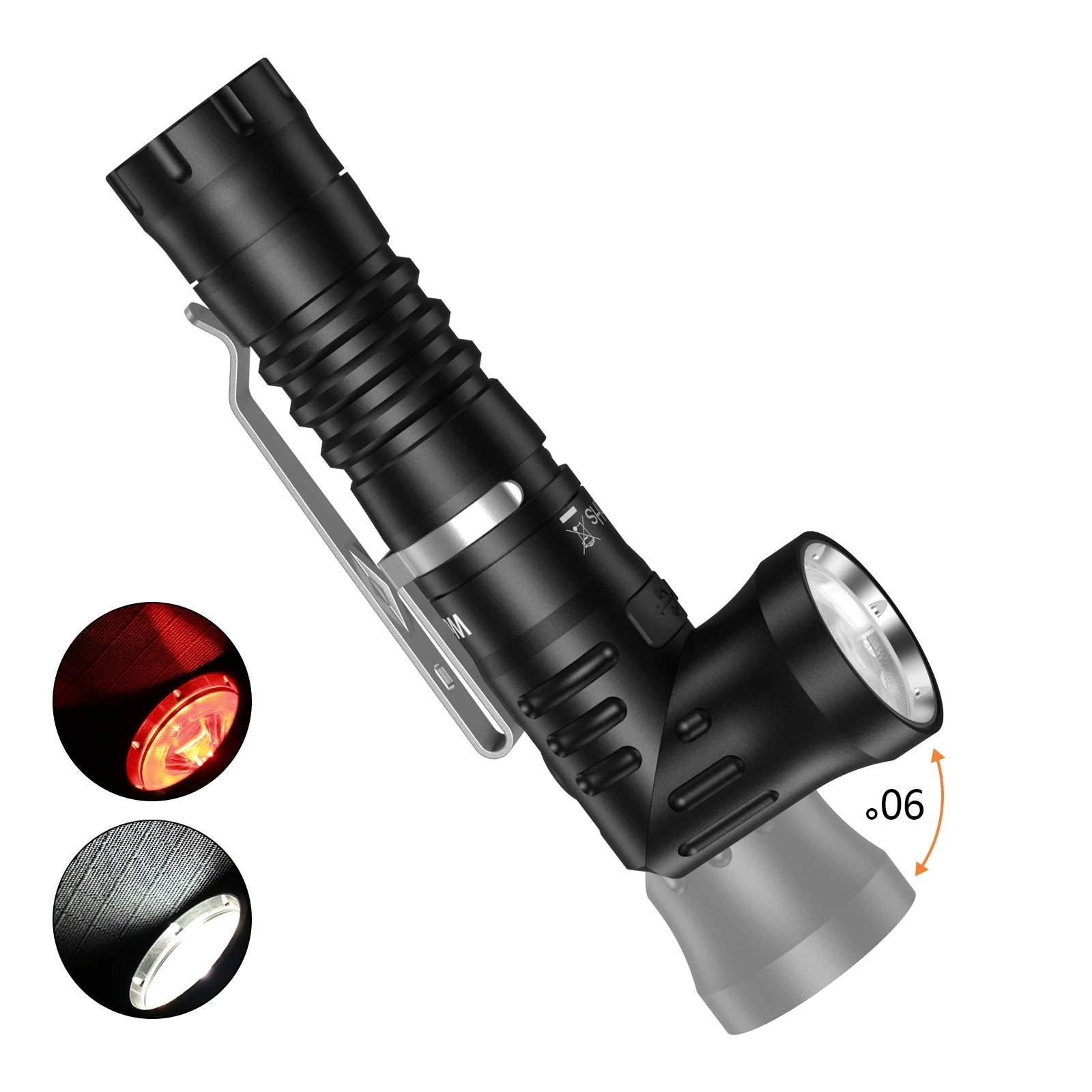 Searchlight Long Distance Sky Beam Light Strong Light Diving Headlight with Endless Dimming