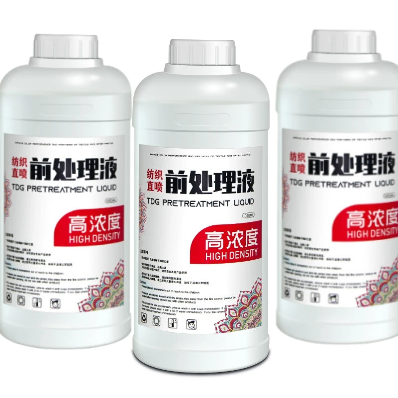 1000ml DTG Textile Pre-treatment Liquid Garment Pre-coating Pretreatment for Cotton Fabric Digital Inkjet Printing