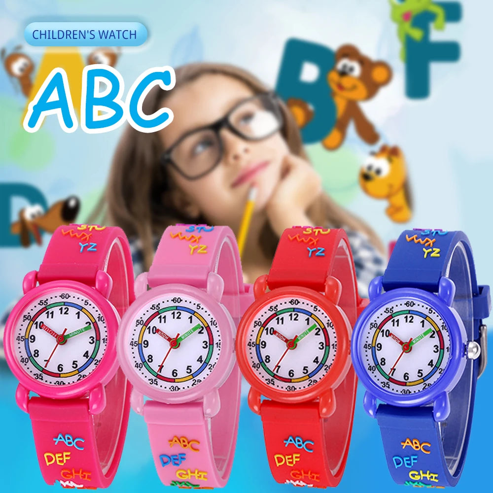 Kids Watch 3D Design Cartoon Watch Fashion Sport Quartz Children Birthday Gift Wrist Watch for Boys Girls 3D Cartoon ...