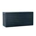 Prosperplast Boardebox 280 litre garden storage box made of anthracite plastic 116 x 43.8 x 55 cm