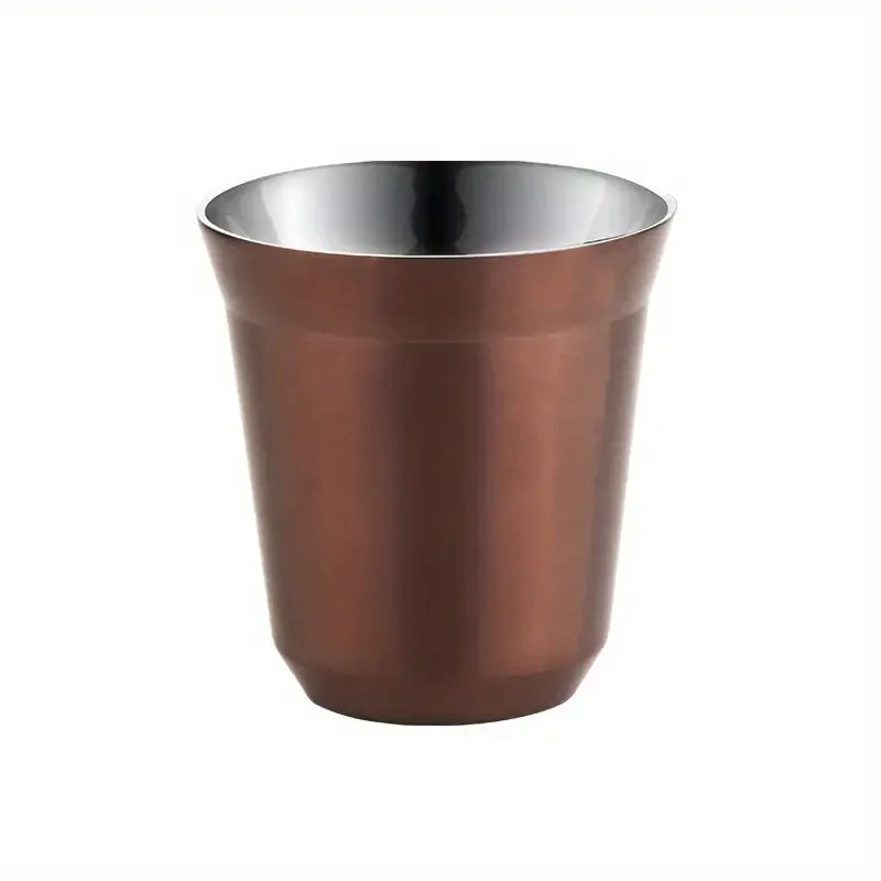 Espresso Cup 80ml/160ml Wholesale Espresso Cups with Stainless Steel for Home Kitchen Items or Birthday Gifts