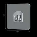 In Stock Strong Wall Paste Traceless Patch Stick Hook Waterproof and Oil Proof Kitchen Single Hook Plastic Hook