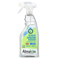 AlmaWin RTS 1 Glass & Window Cleaner 500ml Spray For Streak-Free Cleaning Vegan Shine Mirrors Brilliant Organic