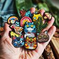 Wholesale Clothe Backpack Decorated Custom Small Mini Embroidery Patches