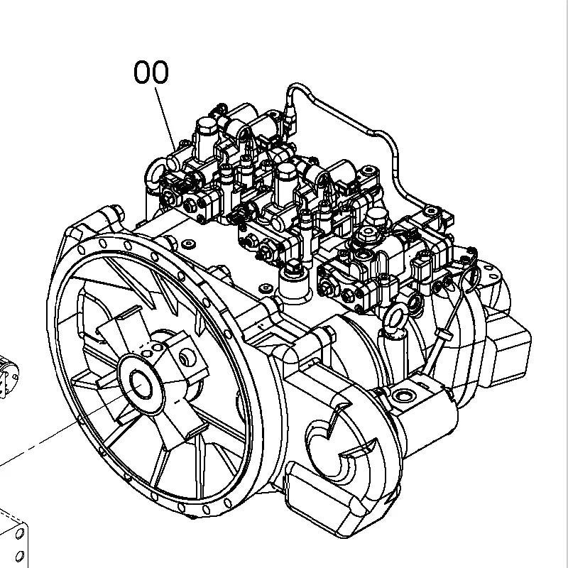 YB60001831 Hitachi Hydraulic Main Pump HPV145 YB60001830 HPV145KX-26C HPV145KX