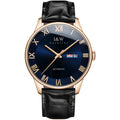 I&W Luxury Men's Mechanical Watch High-End New MIYOTA Automatic Sapphire Crystal Stainless Steel Case 30bar Water Resistant