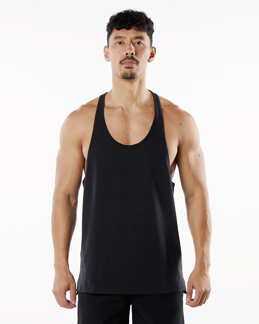 High Quality Men's Gym Stringer Bodybuilding Muscle Workout Customizable Sports Vest Racerback