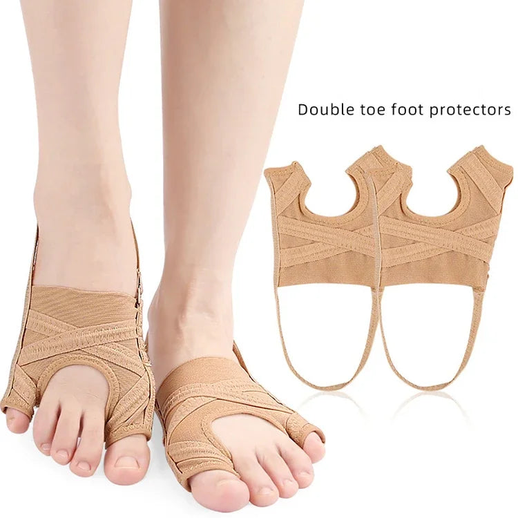 Bunion Corrector Socks with Toe Separator Sleeve -Pain Relief for Tail Toe Hammer Toe & Hallux Valgus