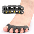 Melenlt Large Toe Separators  Correct Foot Bunion Pain Plantar Fasciitis - Toe Straightener for Functional Athletic Mobility