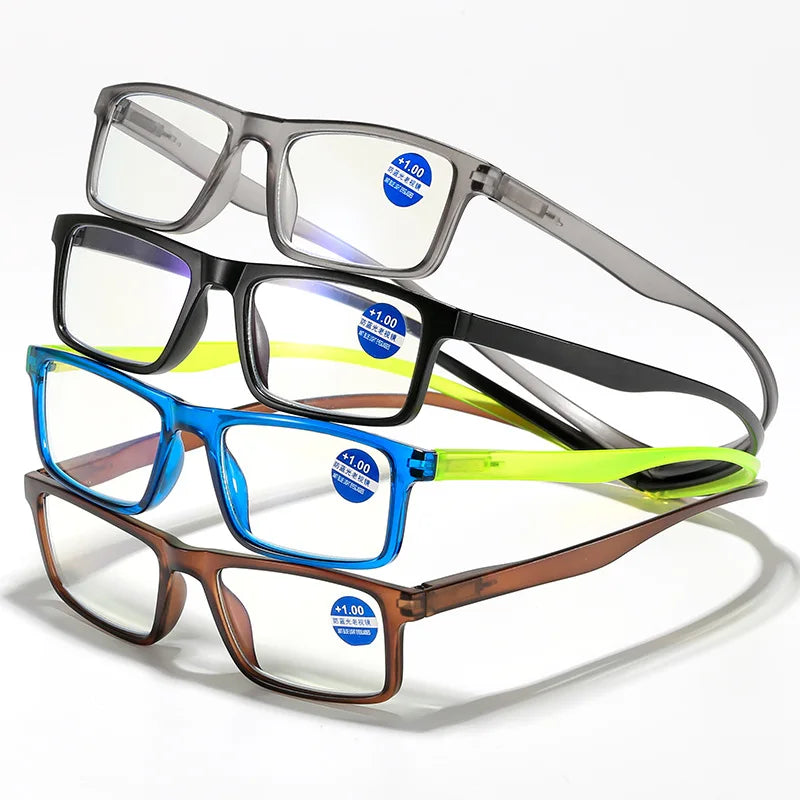 Newest Women Mens Custom Logo Men Eyewear Square Classic Anti Blue Light Glasses Computer Gaming Eyeglasses Frames