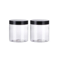 BPA Free PET Plastic Food Grade Nut Butter Candy Ice Cream Jar Lids Snack Storage Containers 30ml 50ml 60ml