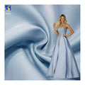 YX920 500D 270gsm Mikado Satin Fabric Online Sales Wholesale Polyester Matte Satin Light Blue Dress Mikado Fabric