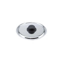 2025 Customized Stainless Steel AISI 430 Utensils Polished Black Plastic Knob 10 cm Lid Diameter Competitive Factory Price OEM