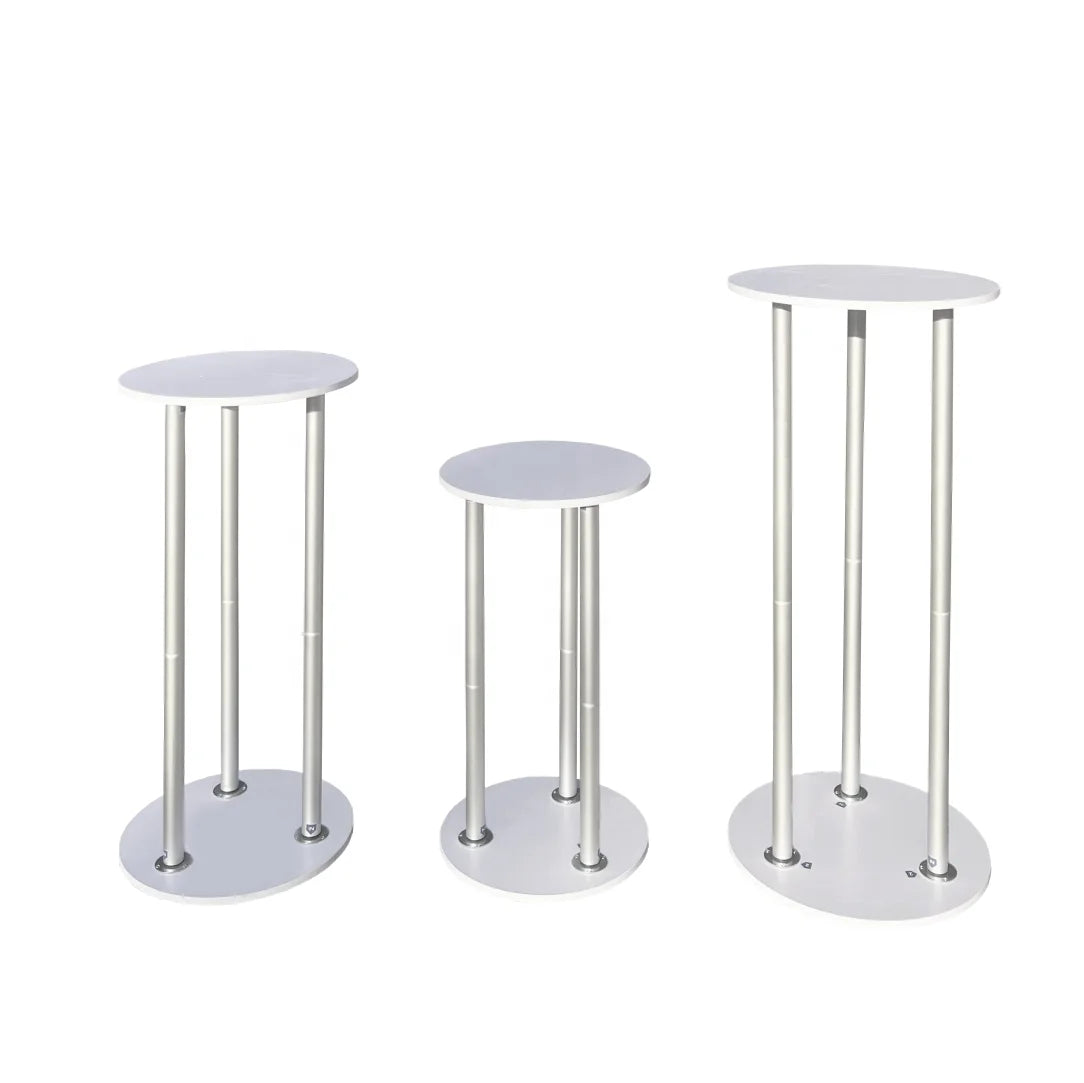 Plinth Cylinder Dessert Pedestal Table Stand for Birthday Wedding Party