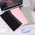 3-Pocket Stick-On Laptop Mouse Pocket Universal Self-Adhesive Laptop Mouse Pouch Suitable for Laptop Multi-Functional Mouse Bag